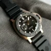 Replica Panerai Submersible Goldtech OroCarbo Black Bezel PAM1070