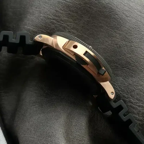 Replica Panerai Submersible Goldtech OroCarbo Black Bezel PAM1070