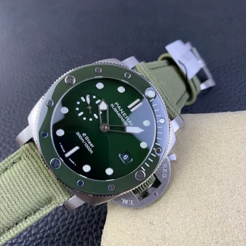 Replica Panerai Submersible PAM1287 QuarantaQuattro Verde Smeraldo