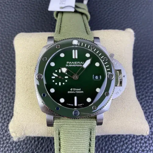 Replica Panerai Submersible PAM1287 QuarantaQuattro Verde Smeraldo