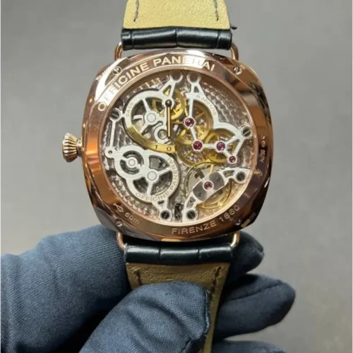 Replica Panerai Radiomir 3 Days GMT Oro Rosso PAM598