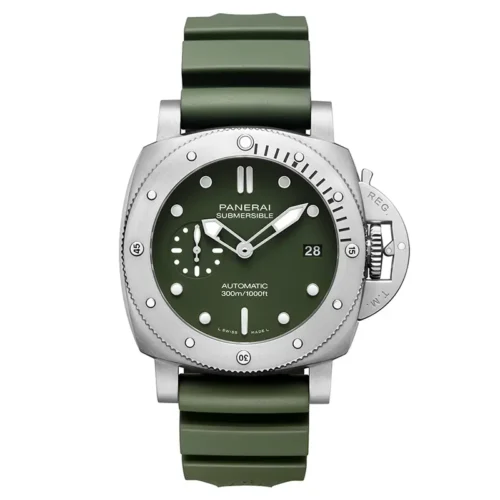 Replica Panerai Submersible Matte-Green PAM1055